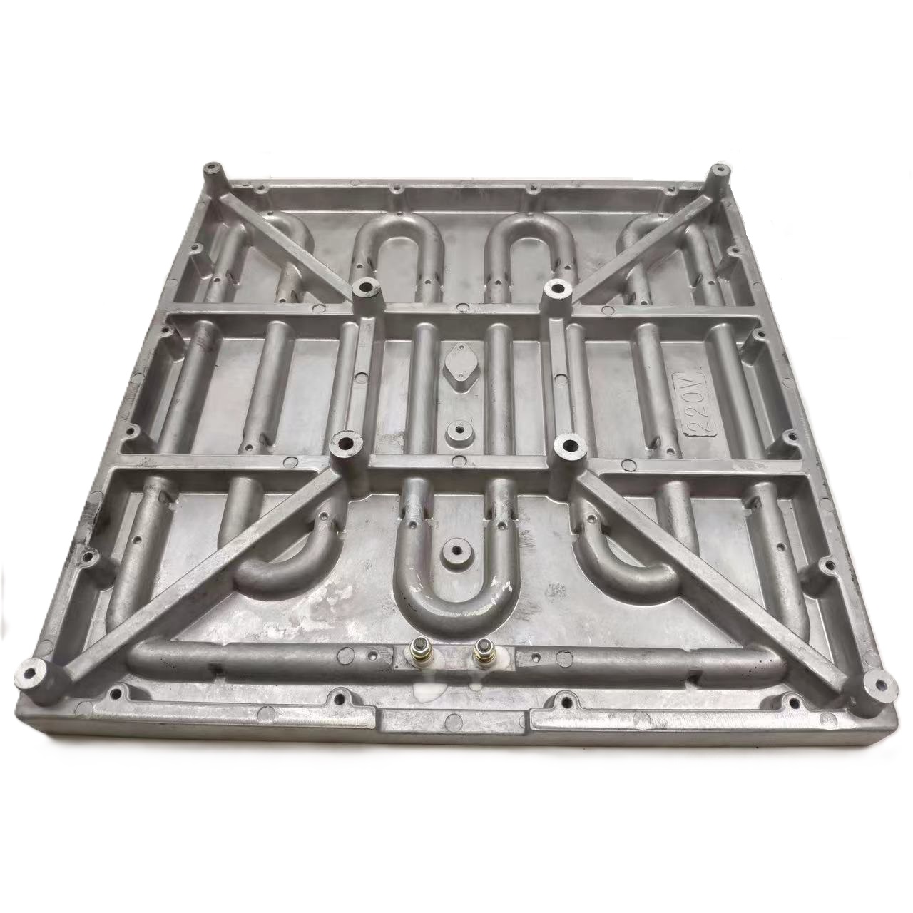 China 400×400 aluminum heated plate for hydraulic press factory/supplier/manufacturer