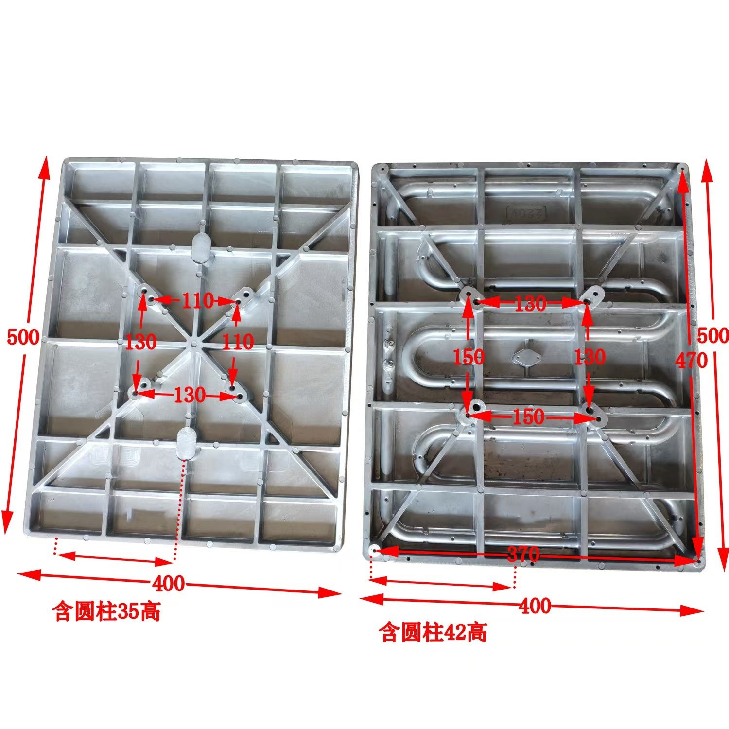China 40×50cm alumunum heating plate for heat press machine factory/supplier/manufacturer